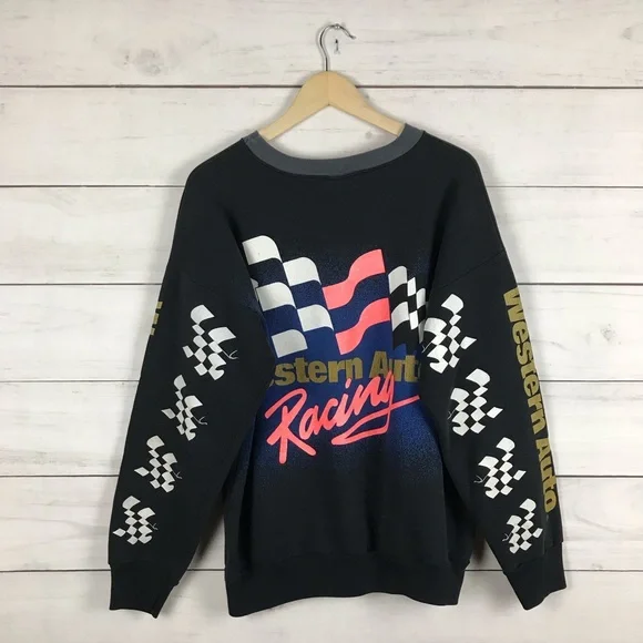 Vintage 1992 Nascar 17 All Over Print Racing Sweatshirt - Picture 2 of 8